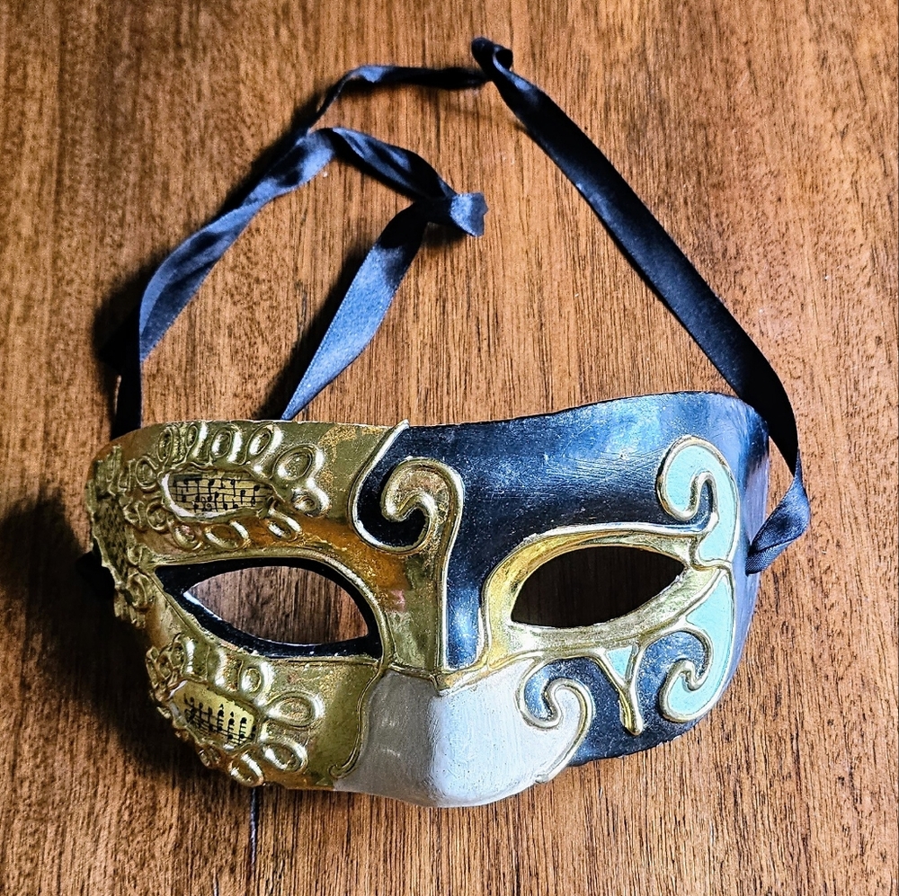 Music themed masquerade eye mask - Men's
